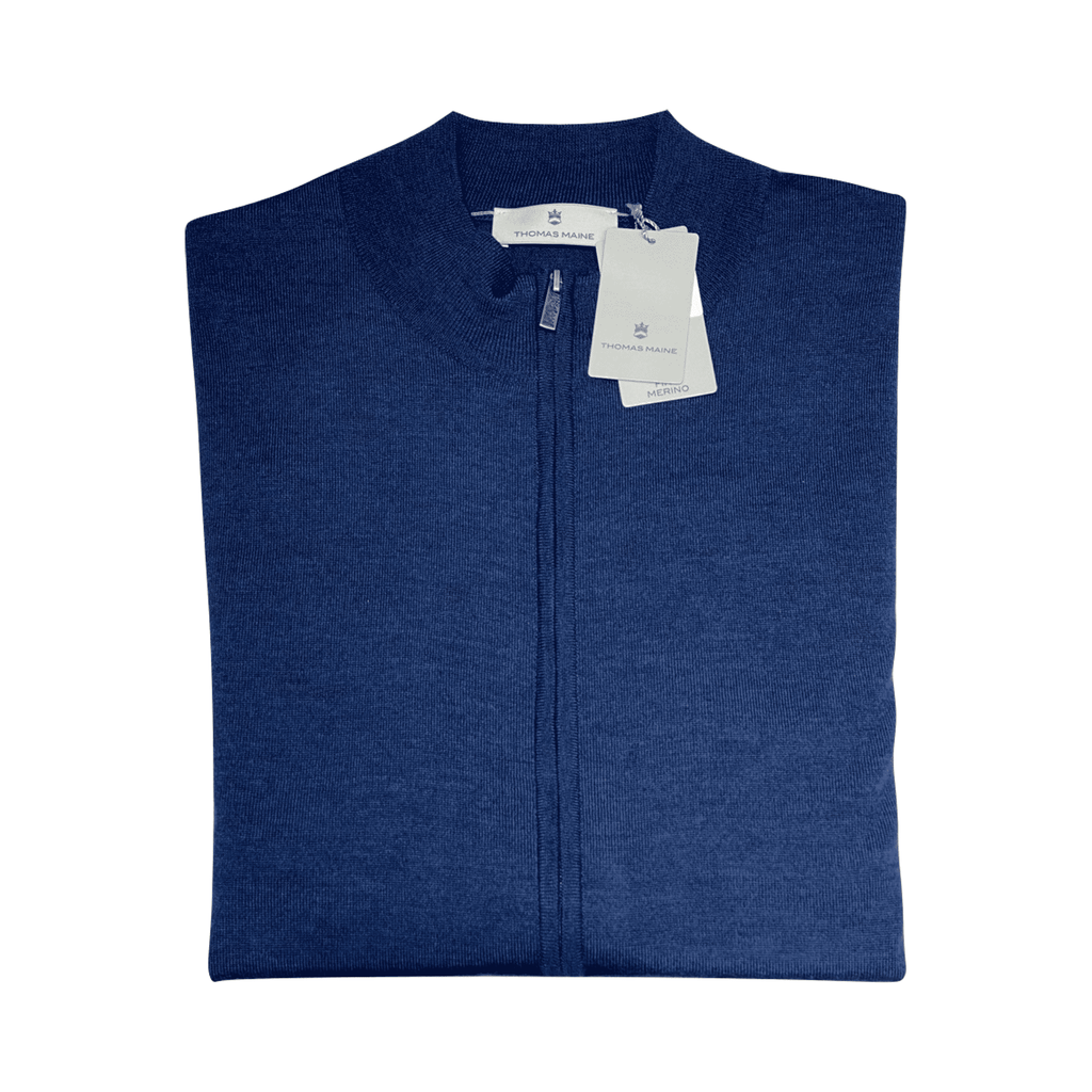 Vest rits lange wol 69 Jeans blauw – Liesting
